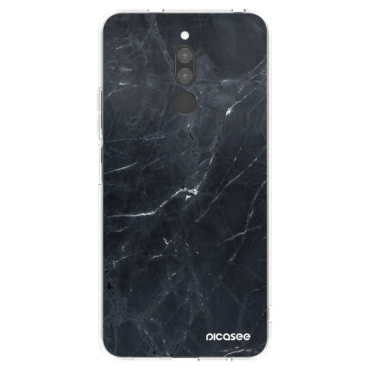 Picasee átlátszó szilikon tok az alábbi mobiltelefonokra Xiaomi Redmi 8 - Black marble