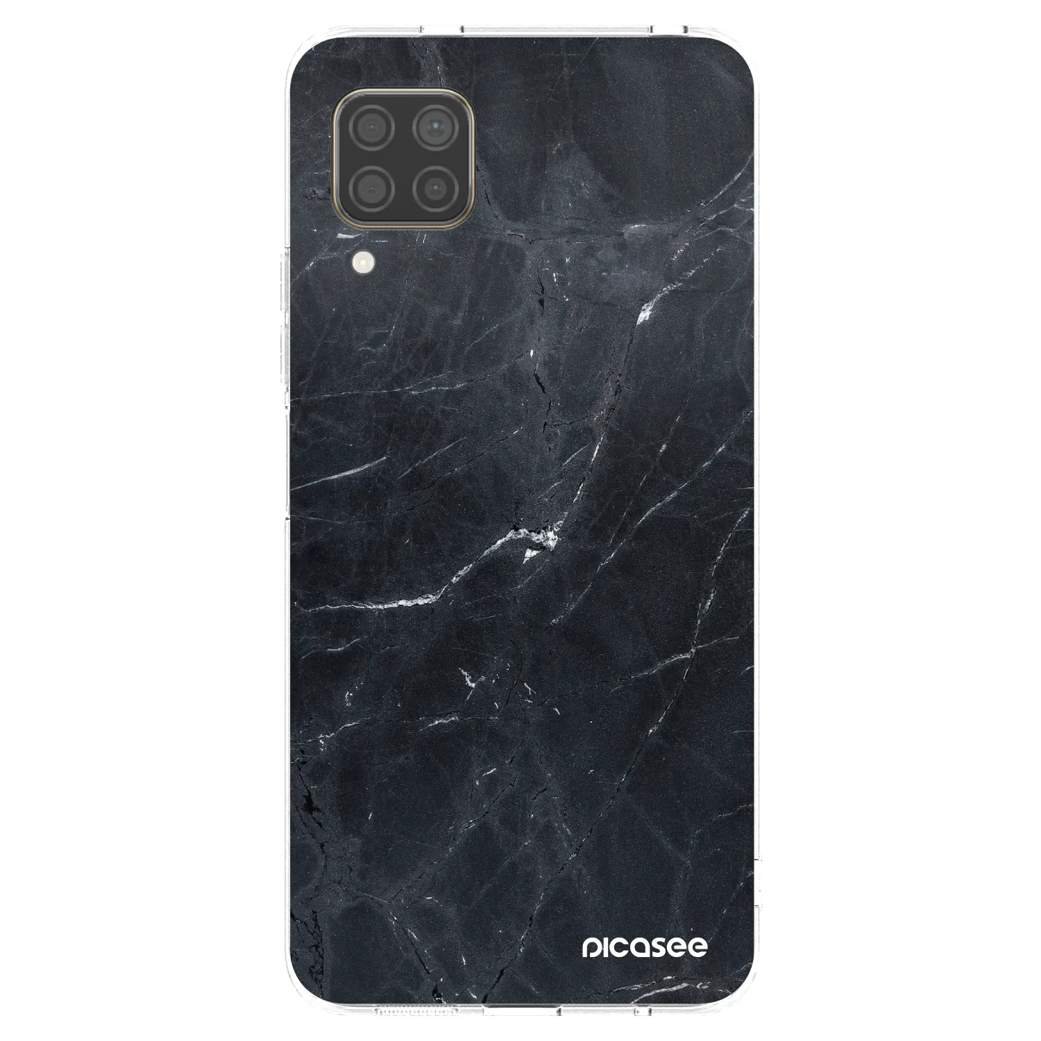 Picasee átlátszó szilikon tok az alábbi mobiltelefonokra Huawei P40 Lite - Black marble