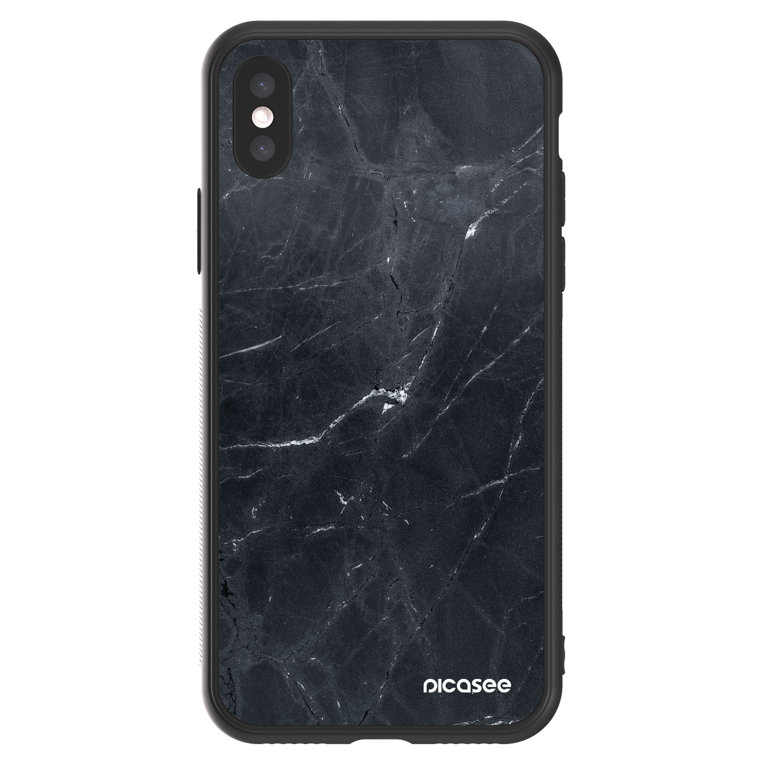 Picasee ULTIMATE CASE Apple iPhone X/XS - készülékre - Black marble
