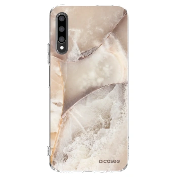 Picasee átlátszó szilikon tok az alábbi mobiltelefonokra Honor 9X Pro - Cream marble