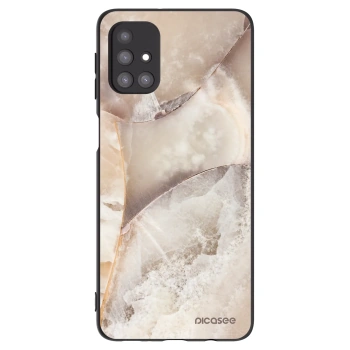 Tok az alábbi mobiltelefonokra Samsung Galaxy M31s - Cream marble