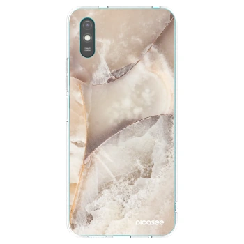 Picasee átlátszó szilikon tok az alábbi mobiltelefonokra Xiaomi Redmi 9A - Cream marble