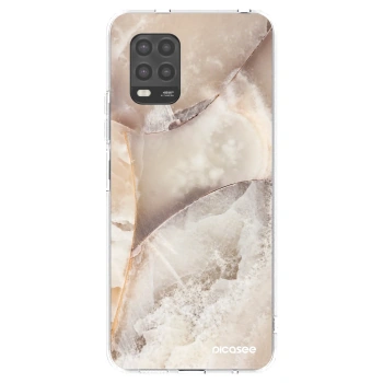 Picasee átlátszó szilikon tok az alábbi mobiltelefonokra Xiaomi Mi 10 Lite - Cream marble