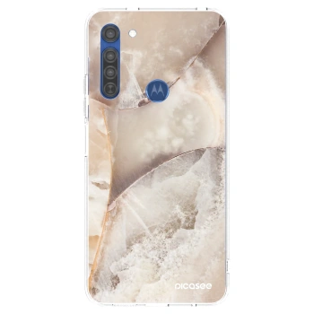Tok az alábbi mobiltelefonokra Motorola Moto G8 - Cream marble