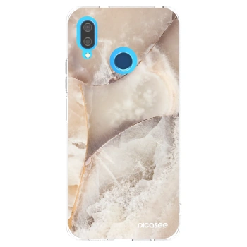 Picasee átlátszó szilikon tok az alábbi mobiltelefonokra Huawei P20 Lite - Cream marble