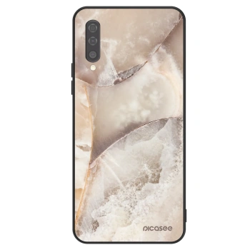 Szilikon tok erre a típusra Samsung Galaxy A50 A505F - Cream marble