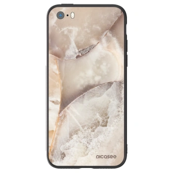 Szilikon tok erre a típusra Apple iPhone 5/5S/SE - Cream marble