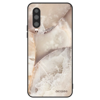 Szilikon tok erre a típusra Huawei P30 - Cream marble