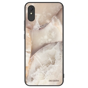 Szilikon tok erre a típusra Xiaomi Redmi 9AT - Cream marble
