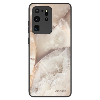 Szilikon tok erre a típusra Samsung Galaxy S20 Ultra 5G G988F - Cream marble
