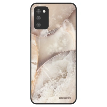 Szilikon tok erre a típusra Samsung Galaxy A02s A025G - Cream marble