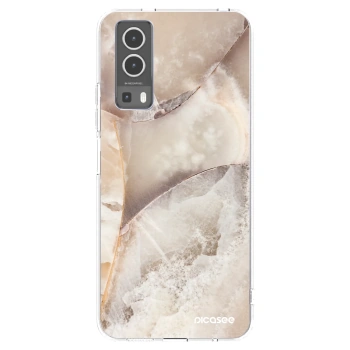 Picasee átlátszó szilikon tok az alábbi mobiltelefonokra Vivo Y72 5G - Cream marble
