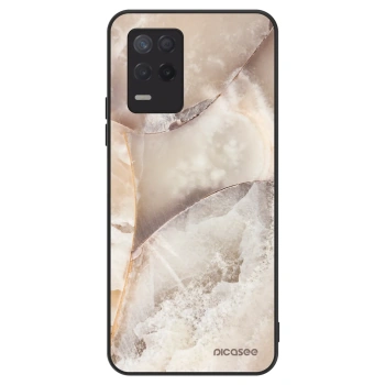 Szilikon tok erre a típusra Realme 8 5G - Cream marble