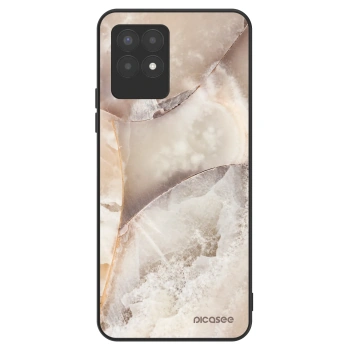 Szilikon tok erre a típusra Realme 8i - Cream marble