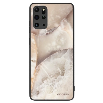 Szilikon tok erre a típusra Samsung Galaxy S20+ G985F - Cream marble