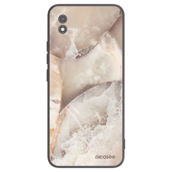 Picasee fekete szilikon tok az alábbi mobiltelefonokra Realme C11 (2021) - Cream marble