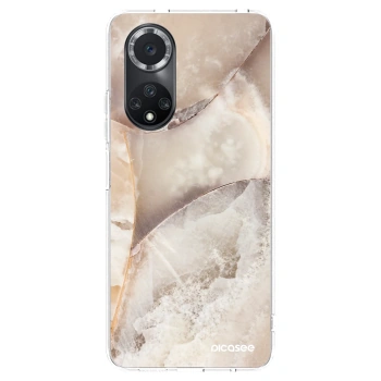 Picasee átlátszó szilikon tok az alábbi mobiltelefonokra Huawei Nova 9 SE - Cream marble