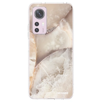 Picasee átlátszó szilikon tok az alábbi mobiltelefonokra Xiaomi 12 - Cream marble
