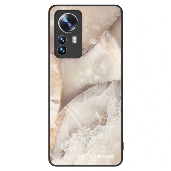 Szilikon tok erre a típusra Xiaomi 12 Pro - Cream marble