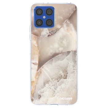 Picasee átlátszó szilikon tok az alábbi mobiltelefonokra Honor X8 4G - Cream marble