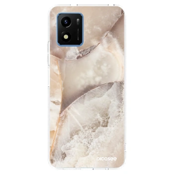 Picasee átlátszó szilikon tok az alábbi mobiltelefonokra Vivo Y01 - Cream marble