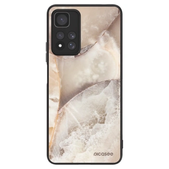 Szilikon tok erre a típusra Xiaomi Redmi Note 11 Pro+ 5G - Cream marble