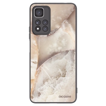 Picasee fekete szilikon tok az alábbi mobiltelefonokra Xiaomi Redmi Note 11 Pro+ 5G - Cream marble