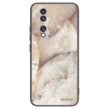 Picasee fekete szilikon tok az alábbi mobiltelefonokra Honor 70 - Cream marble