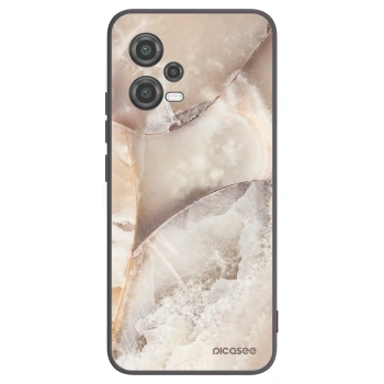 Picasee fekete szilikon tok az alábbi mobiltelefonokra Xiaomi Poco X5 - Cream marble