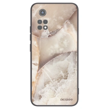 Picasee fekete szilikon tok az alábbi mobiltelefonokra Xiaomi Redmi Note 11S 5G - Cream marble