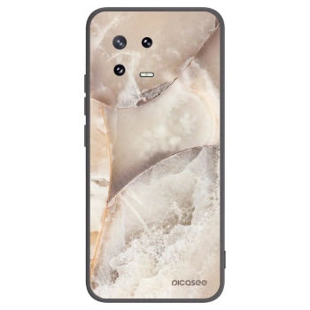 Picasee fekete szilikon tok az alábbi mobiltelefonokra Xiaomi 13 Pro - Cream marble
