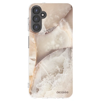 Picasee átlátszó szilikon tok az alábbi mobiltelefonokra Samsung Galaxy A14 4G A145R - Cream marble