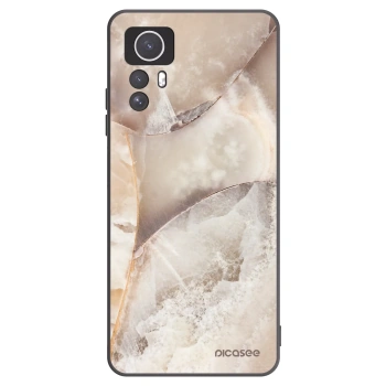 Picasee fekete szilikon tok az alábbi mobiltelefonokra Xiaomi Redmi Note 12S - Cream marble