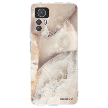 Picasee átlátszó szilikon tok az alábbi mobiltelefonokra Xiaomi Redmi Note 12S - Cream marble