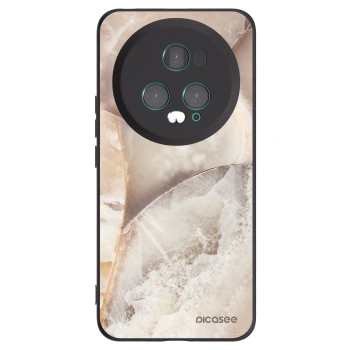 Picasee fekete szilikon tok az alábbi mobiltelefonokra Honor Magic5 Pro - Cream marble