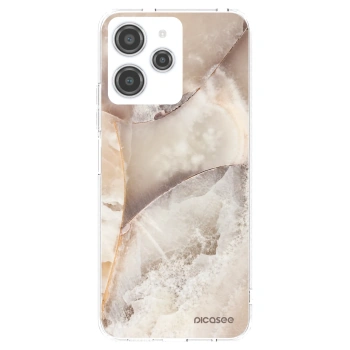Picasee átlátszó szilikon tok az alábbi mobiltelefonokra Xiaomi Redmi 12 4G - Cream marble