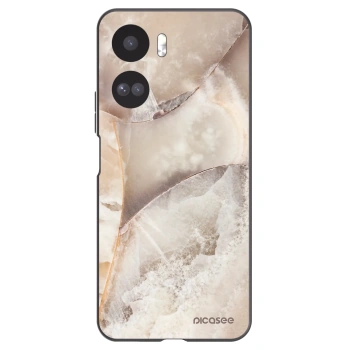 Picasee fekete szilikon tok az alábbi mobiltelefonokra Honor 90 Lite 5G - Cream marble