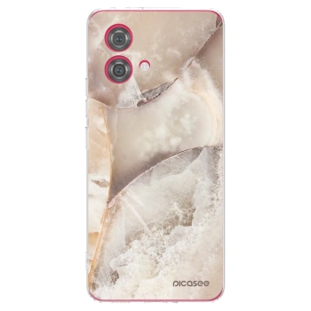 Picasee átlátszó szilikon tok az alábbi mobiltelefonokra Motorola Moto G84 5G - Cream marble