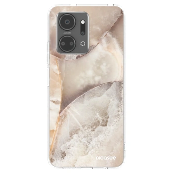 Picasee átlátszó szilikon tok az alábbi mobiltelefonokra Honor X7a - Cream marble