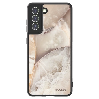 Picasee ULTIMATE CASE PowerShare Samsung Galaxy S21 FE 5G - készülékre - Cream marble