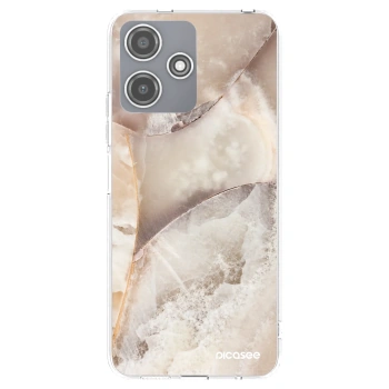 Picasee átlátszó szilikon tok az alábbi mobiltelefonokra Xiaomi Redmi 12 5G - Cream marble