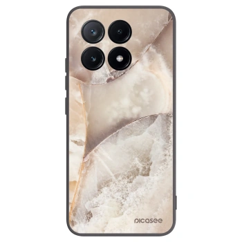 Picasee fekete szilikon tok az alábbi mobiltelefonokra Xiaomi Poco X6 Pro - Cream marble