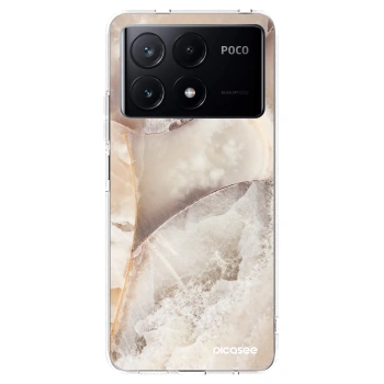 Picasee átlátszó szilikon tok az alábbi mobiltelefonokra Xiaomi Poco X6 Pro - Cream marble