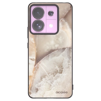 Picasee fekete szilikon tok az alábbi mobiltelefonokra Xiaomi Redmi Note 13 Pro 5G - Cream marble