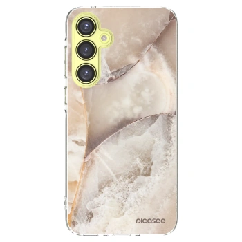 Picasee átlátszó szilikon tok az alábbi mobiltelefonokra Samsung Galaxy A35 5G A356B - Cream marble