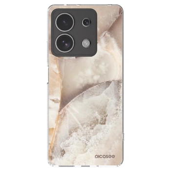 Picasee átlátszó szilikon tok az alábbi mobiltelefonokra Xiaomi Redmi Note 13 4G - Cream marble