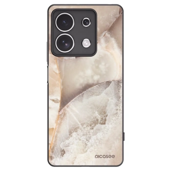 Picasee fekete szilikon tok az alábbi mobiltelefonokra Xiaomi Redmi Note 13 4G - Cream marble