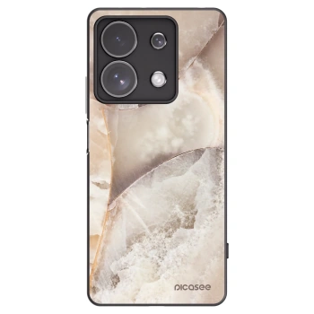 Picasee fekete szilikon tok az alábbi mobiltelefonokra Xiaomi Redmi Note 13 Pro 4G - Cream marble