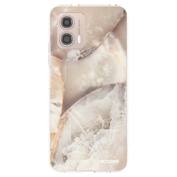 Picasee átlátszó szilikon tok az alábbi mobiltelefonokra Motorola Moto G53 5G - Cream marble