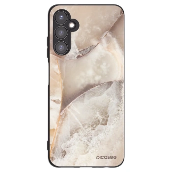 Picasee fekete szilikon tok az alábbi mobiltelefonokra Samsung Galaxy A05s A057G - Cream marble
